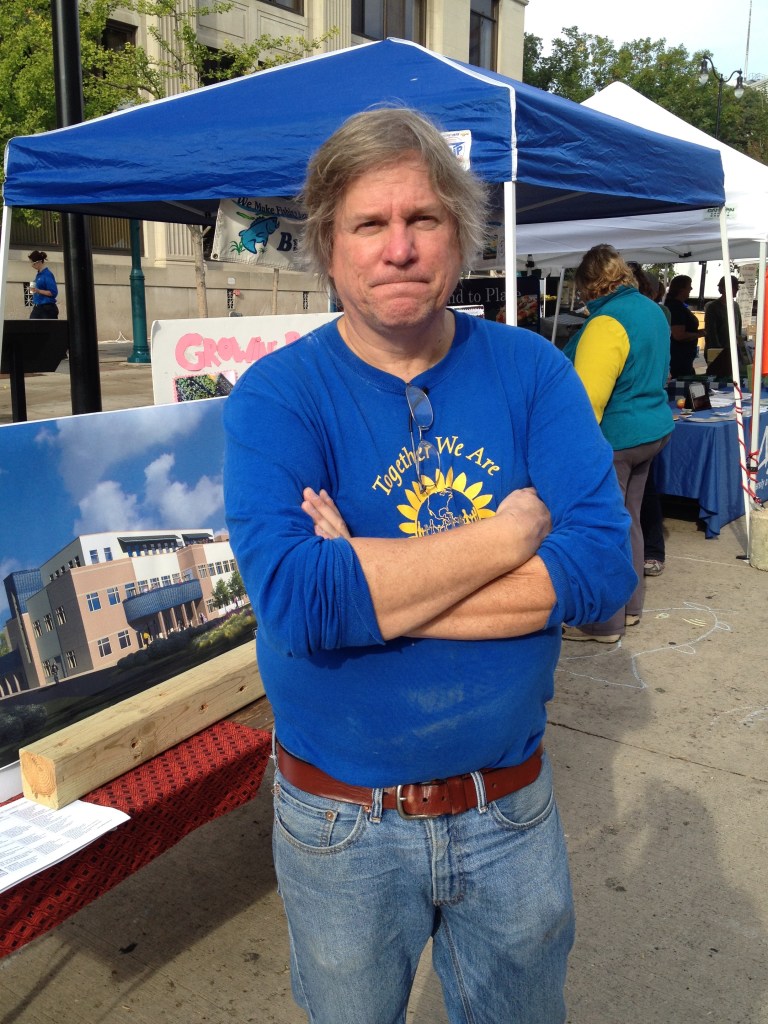 Martin Bailkey - Food for Thought Festival - CRC/GP booth