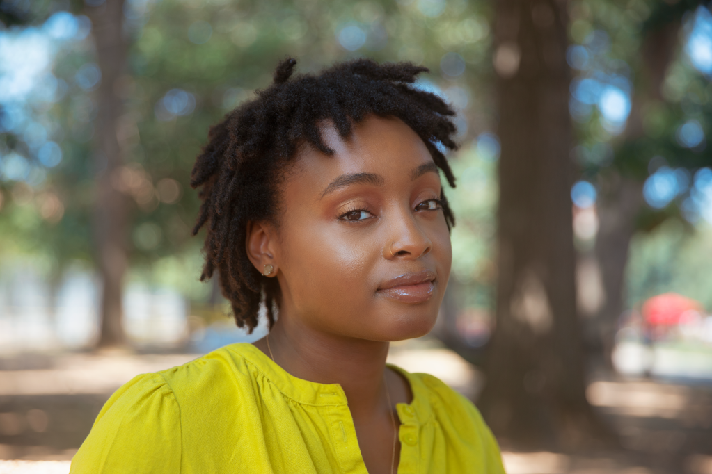 Arielle Lofton face and shoulders, yellow blouse